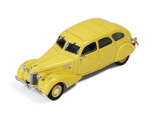 Ixo model MUS055 BERLIET 11CV DAUPHINE 1939 YELLOW 1:43 Modellino