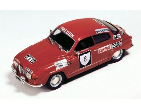 Ixo Models Junior NYCIXJ000008 Saab 96V4 A.Hertz-S.Blomqvist Rally Sweden 1972 Modellino