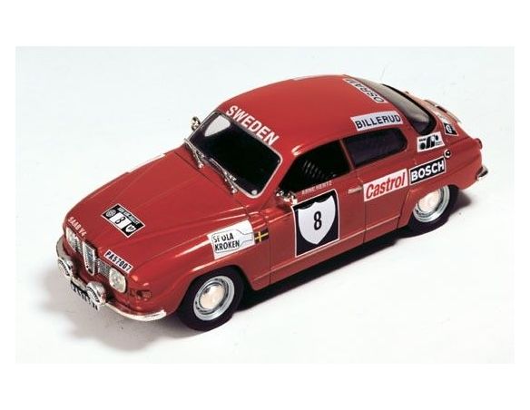 Ixo Models Junior NYCIXJ000008 Saab 96V4 A.Hertz-S.Blomqvist Rally Sweden 1972 Modellino