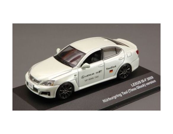 J-Collection JC095 LEXUS IS-F 2009 NURBURGRING TAXI TIMO GLOCK VERSION 1:43 Modellino