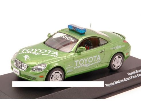 J-Collection JC14001PC TOYOTA SOARER 2004 TOYOTA MOTORS SPORT PACE CAR GREEN 1:43 Modellino