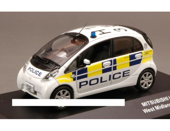 J-Collection JC164 MITSUBISHI i-MIEV 2009 WEST MIDLANDS POLICE CAR 1:43 Modellino