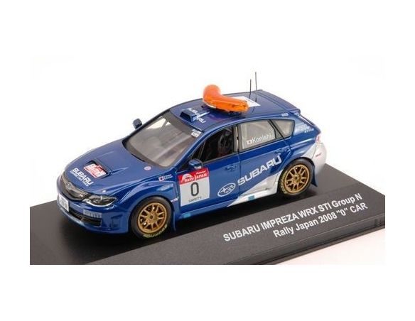 J-Collection JC230 SUBARU IMPREZA WRX STI GROUP N JAPAN RALLY 2008 0 CAR 1:43 Modellino