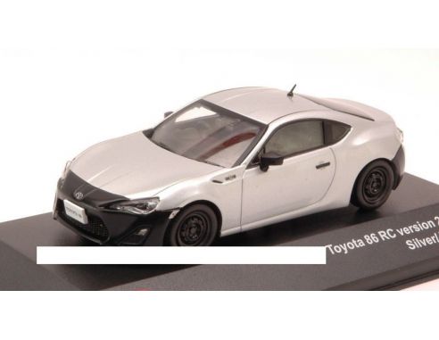 J-Collection JC280 TOYOTA 86 RC VERSION 2012 SILVER/BLACK 1:43 Modellino