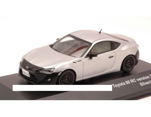 J-Collection JC280 TOYOTA 86 RC VERSION 2012 SILVER/BLACK 1:43 Modellino