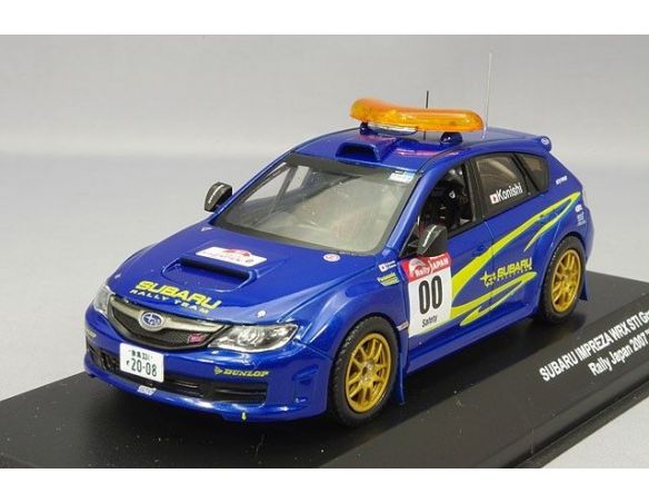 J-Collection JC29017RL SUBARU IMPREZA WRX STI GROUP N N.00 JAPAN RALLY 2007 S.KONISHI 1:43 Modellino