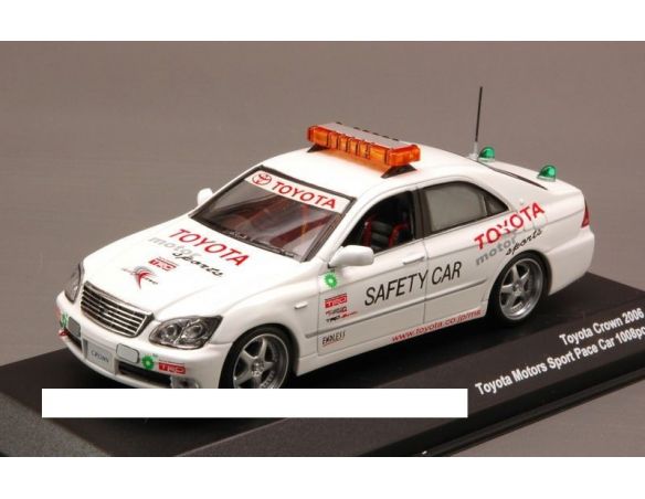 J-Collection JC31001PC TOYOTA CROWN 2006 TOYOTA MOTORS SPORT PACE CAR WHITE 1:43 Modellino