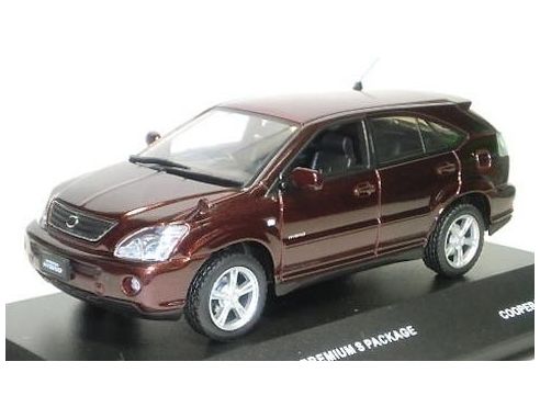 J-Collection JC42001BR TOYOTA HARRIER HYBRID PREMIUM S PACKAGE 2006 COOPER BROWN MICA 1:43 Modellino