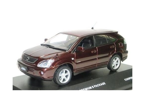 J-Collection JC42001BR TOYOTA HARRIER HYBRID PREMIUM S PACKAGE 2006 COOPER BROWN MICA 1:43 Modellino