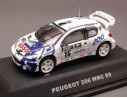 Jadi JD90015 PEUGEOT 206 WRC N.15 1999 DELECOUR-GRATALOUP  1:43 Modellino