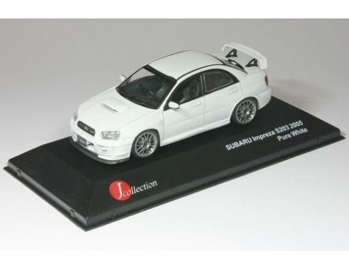 J collection 141 SUBARU IMPREZA S203 2005 WHITE 1/43 Modellino