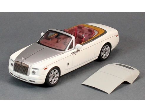 Kyosho KY5532EW ROLLS ROYCE PHANTOM DROPHEAD CABRIO 2013 WHITE 1:43 Modellino