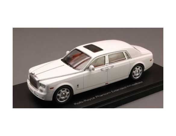 Kyosho KY5543EW ROLLS ROYCE PHANTOM EXTENDED WHEELBASE 2013 WHITE 1:43 Modellino