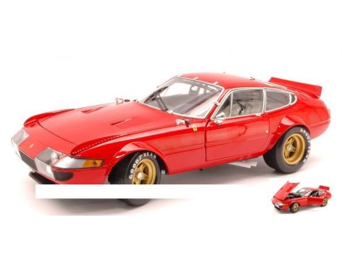 Kyosho KY8165R FERRARI 365 GTB/4 RACING PLAIN DECORATION 1976 RED 1:18 Modellino
