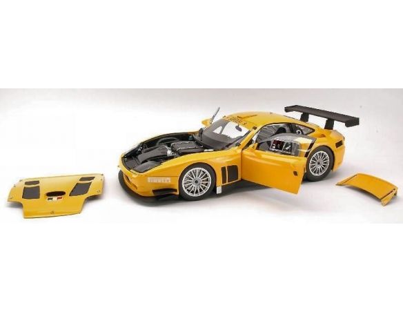 Kyosho KY8392C FERRARI 575 GTC 2005 YELLOW 1:18 Modellino