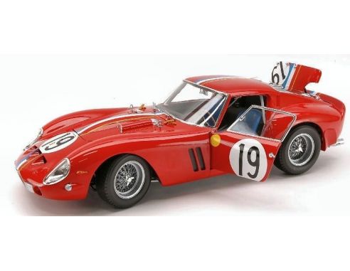 Kyosho KY8432A FERRARI 250 GTO N.19 2nd LE MANS 1962 P.NOBLET-J.GUICHET 1:18 Modellino
