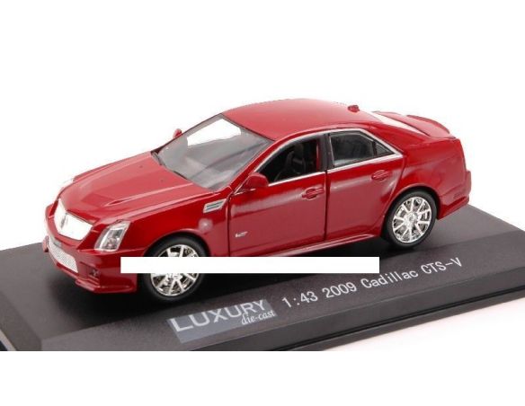 Luxury LX10042 CADILLAC CTS-V 2009 AMARANT-RED 1/43 Modellino