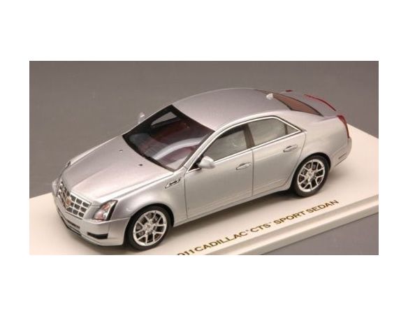 Luxury LX10087 CADILLAC CTS SPORT SEDAN-RADIAN 2011 SILVER METALLIC 1:43 Modellino