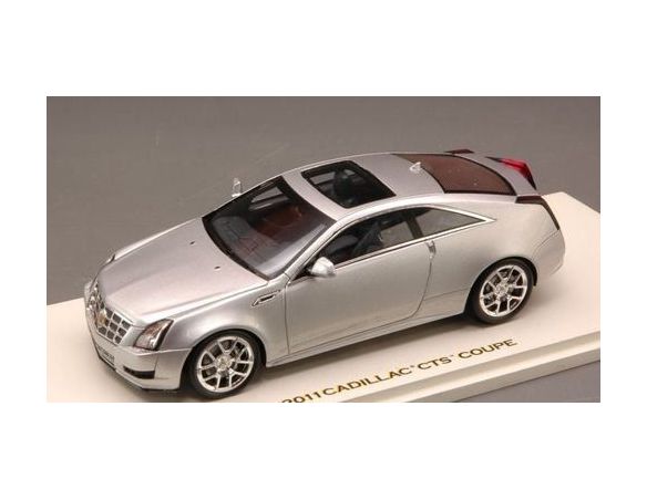 Luxury LX10093 CADILLAC CTS-V COUPE'-RADIAN 2011 SILVER METALLIC 1:43 Modellino