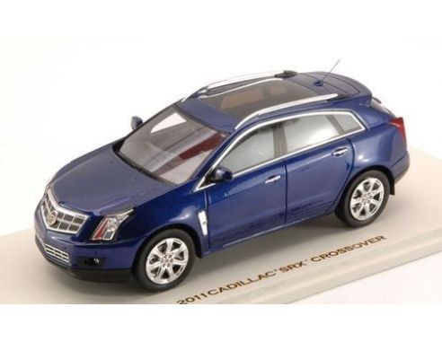Luxury LX10095 CADILLAC SRX CROSSOVER 2011 IMPERIAL BLUE 1:43 Modellino