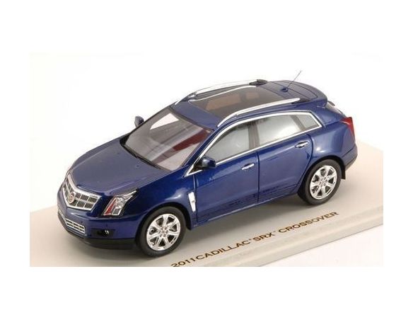 Luxury LX10095 CADILLAC SRX CROSSOVER 2011 IMPERIAL BLUE 1:43 Modellino