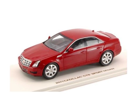 Luxury LX10099 CADILLAC CTS SPORT SEDAN 2011 CRYSTAL RED 1:43 Modellino