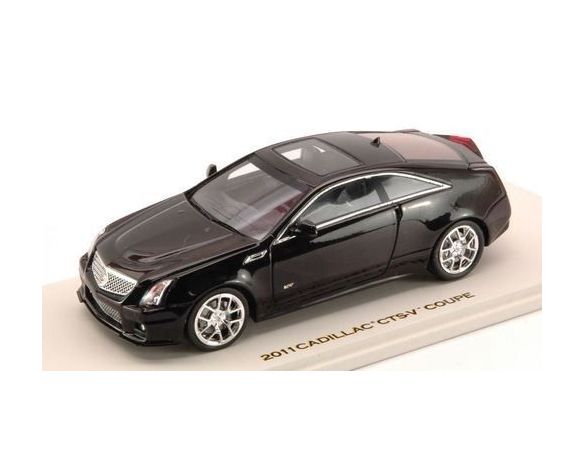 Luxury LX10102 CADILLAC CTS -V COUPE' 2011 BLACK RAVEN 1:43 Modellino