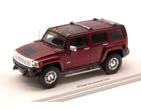Luxury LX10132 HUMMER H3 2006 SONOMA RED MET.1:43 Modellino