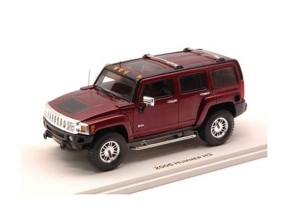 Luxury LX10132 HUMMER H3 2006 SONOMA RED MET.1:43 Modellino