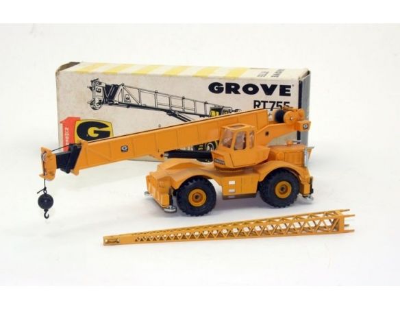 NZG 149 GROVE RT760 CRANE GRU 2 AXLE 1:55 Modellino