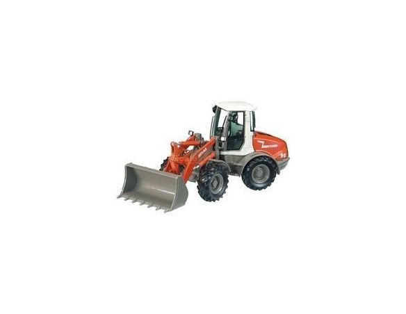 NZG 640 Atlas AR95 Wheel Loader Pala gommata Arancione e grigio 1/50 Modellino