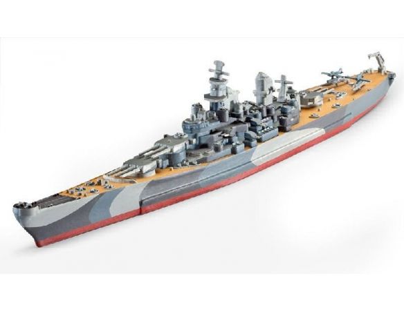 Revell RV5128 BATTLESHIP U.S.S. MISSOURI (WWII) KIT 1:1200 Modellino