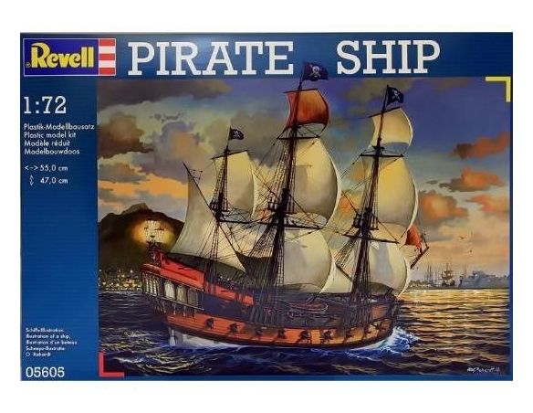 Revell RV5605 PIRATE SHIP KIT 1:72 Modellino