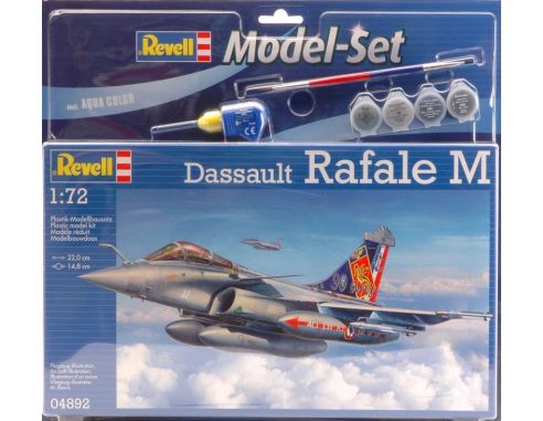 Revell RV64892 DASSAULT RAFALE M MODEL SET KIT 1:72 Modellino
