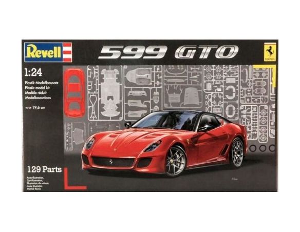 Revell RV7091 FERRARI 599 GTO 2009 KIT 1:24 Modellino