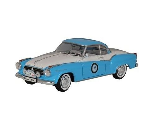 Revell RV8466 BORGWARD ISABELLA 1957 WHITE/LIGHT BLUE 1:18 Modellino