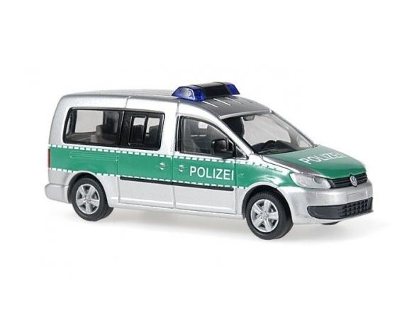 Rietze 52706 VW CADDY MAXI 11 POLIZEI 1/87 Modellino