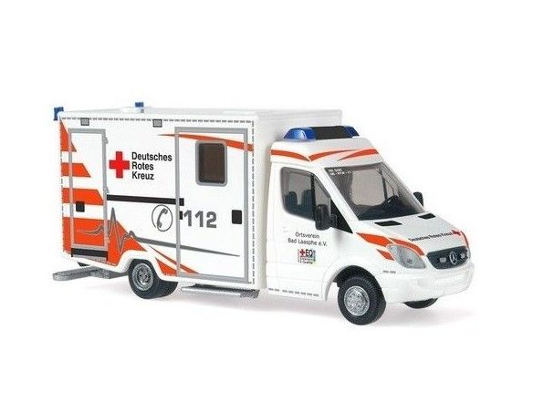 Rietze 61698 MB SPRINTER 6 ROTEZ KREUZ 1/87 Modellino