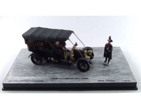Rio RI0200-1D FIAT 60 CV I PRIMI AUTOMEZZI DELL'ARMA W/2 FIGURES ED.LIM.PCS 200 1:43 Modellino