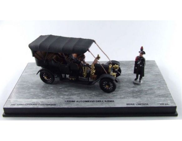 Rio RI0200-1D FIAT 60 CV I PRIMI AUTOMEZZI DELL'ARMA W/2 FIGURES ED.LIM.PCS 200 1:43 Modellino