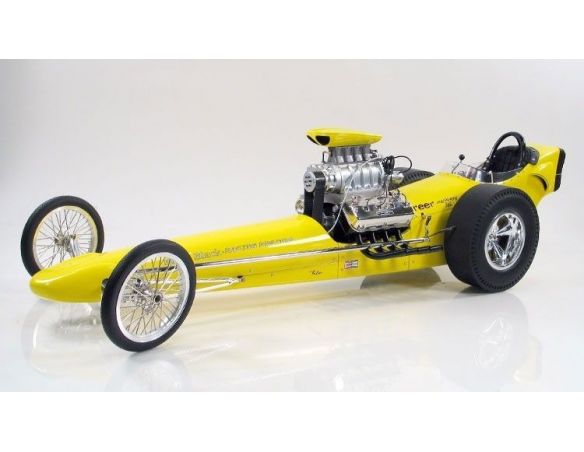 GMP Models R0600802 DRAGSTER GREER BLACK + CASE 1/6 Modellino