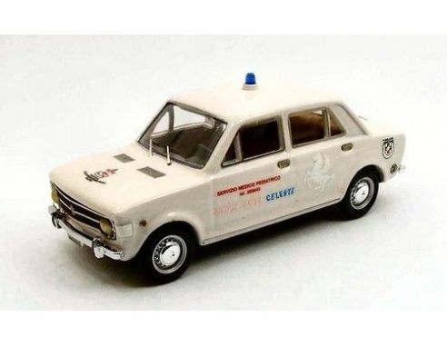Rio 4348 FIAT 128 CROCE ROSA CELESTE '71 1/43 Modellino