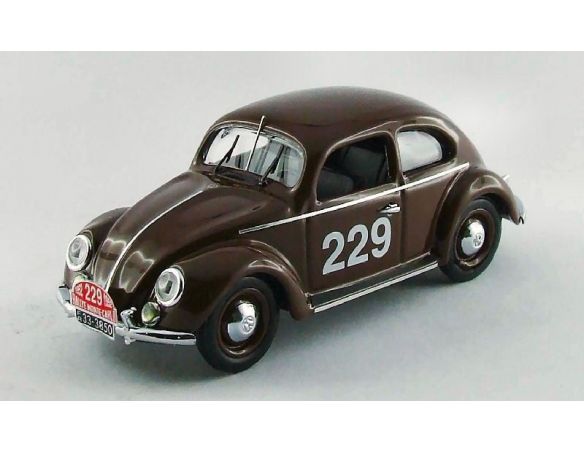 Rio RI4414 VW COCCINELLE N.229 52th MONTE CARLO 1952 NATHAN-SCHELLHAAS 1:43 Modellino