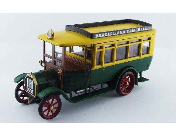 Rio RI4433 FIAT 18BL AUTOBUS BRACIGLIANO-CAMARELLE 1916 1:43 Modellino