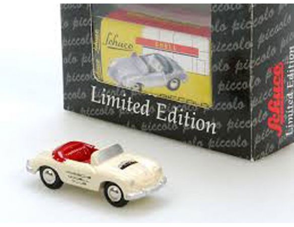 Schuco 1670 PORSCHE 356 CABRIO PICCOLO ARGENTO Modellino