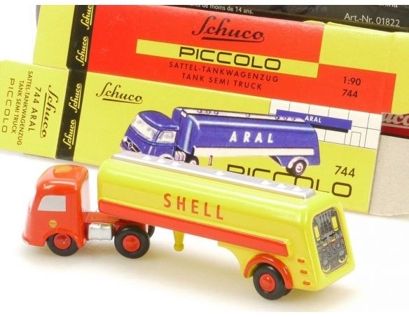 Schuco 1822 MB TANKSATTELZUG PICCOLO Modellino