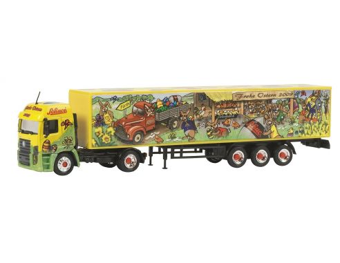 Schuco 22303 VW CONSTELLATION TRUCK OSTERN 2009 Modellino