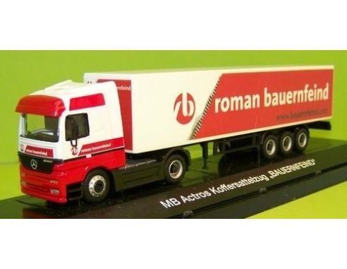 Schuco 22420 MERCEDES BENZ ACTROS BAUERNFEIND Modellino