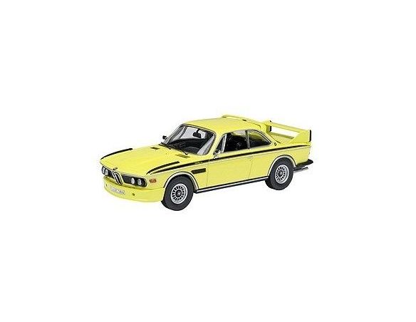 Schuco 2350 BMW 3.0 CSL YELLOW 1/43 Modellino