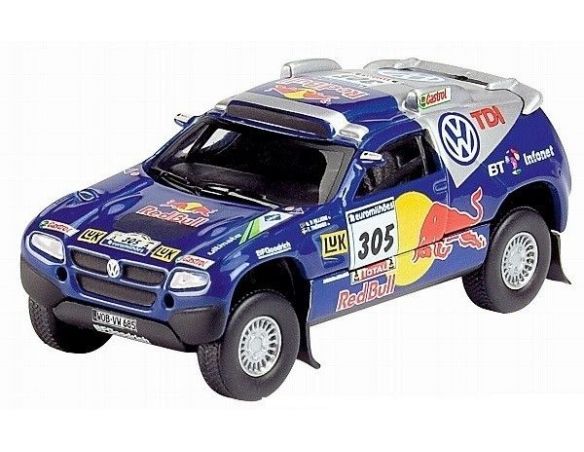 Schuco 25153 VW RACE TOUAREG n.305 DE VILLIERS '06 Modellino
